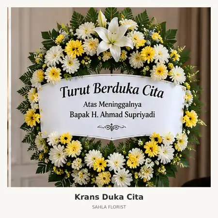 Krans Bunga Duka Kawasan Industri Pulogadung